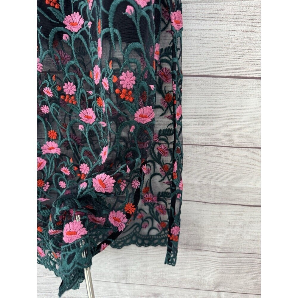 Anthropologie Moulinette Soeurs Flower Embroidered Summer Dress Size MEDIUM - Picture 7 of 11